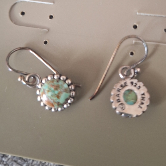 Barse turquoise earrings - Picture 5 of 5